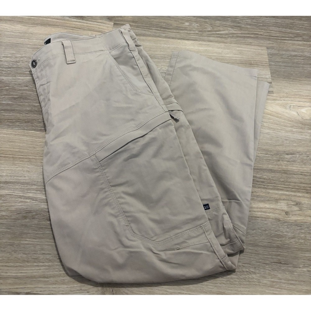 5.11 Tactical Ridge Khaki Tan Straight Fit Cargo Pants Mens 38x30